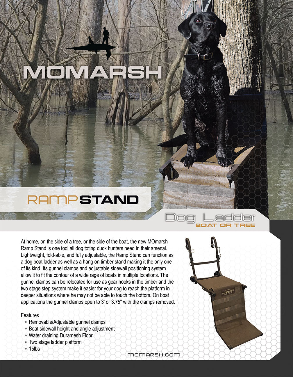MOmarsh Final Stand Adjustable Dog Stand